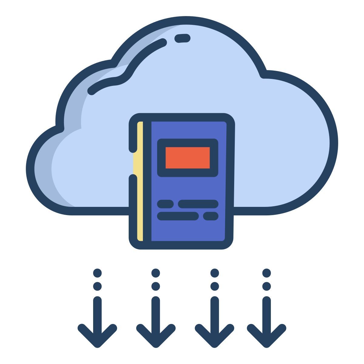 biblioteca online icon