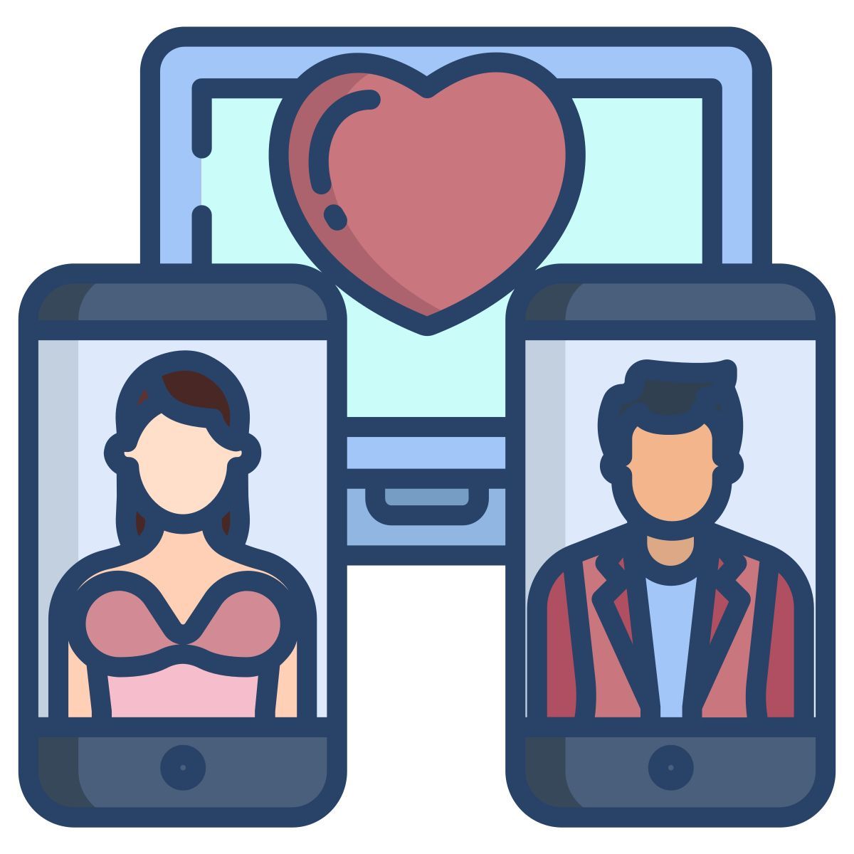 online dating icon