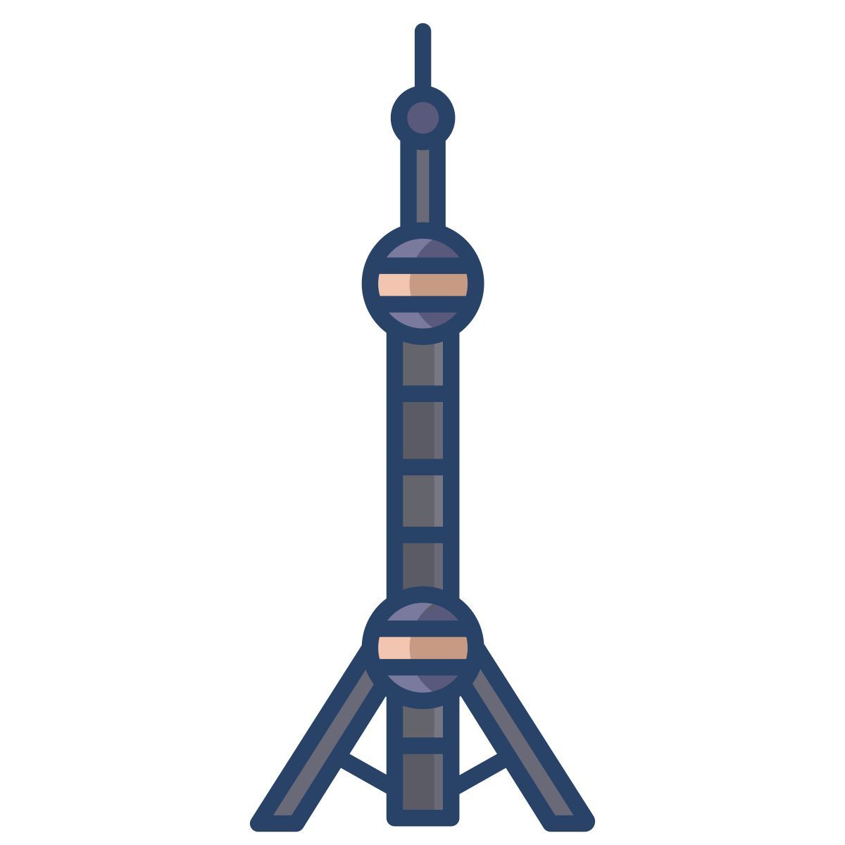 oriental pearl tower icon