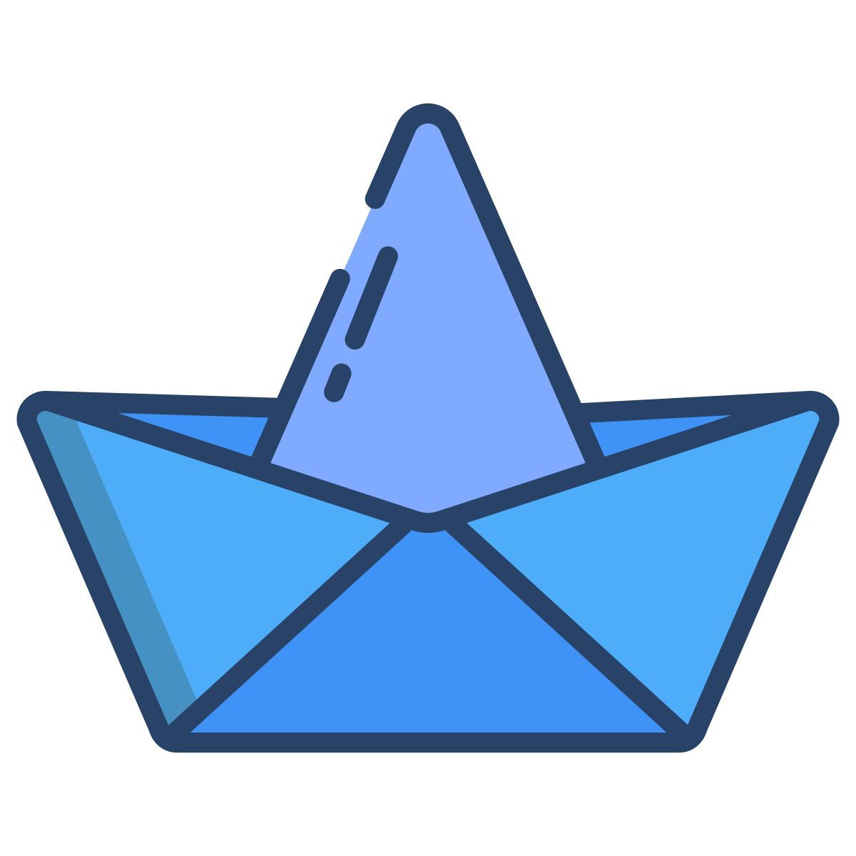 paper boat icon
