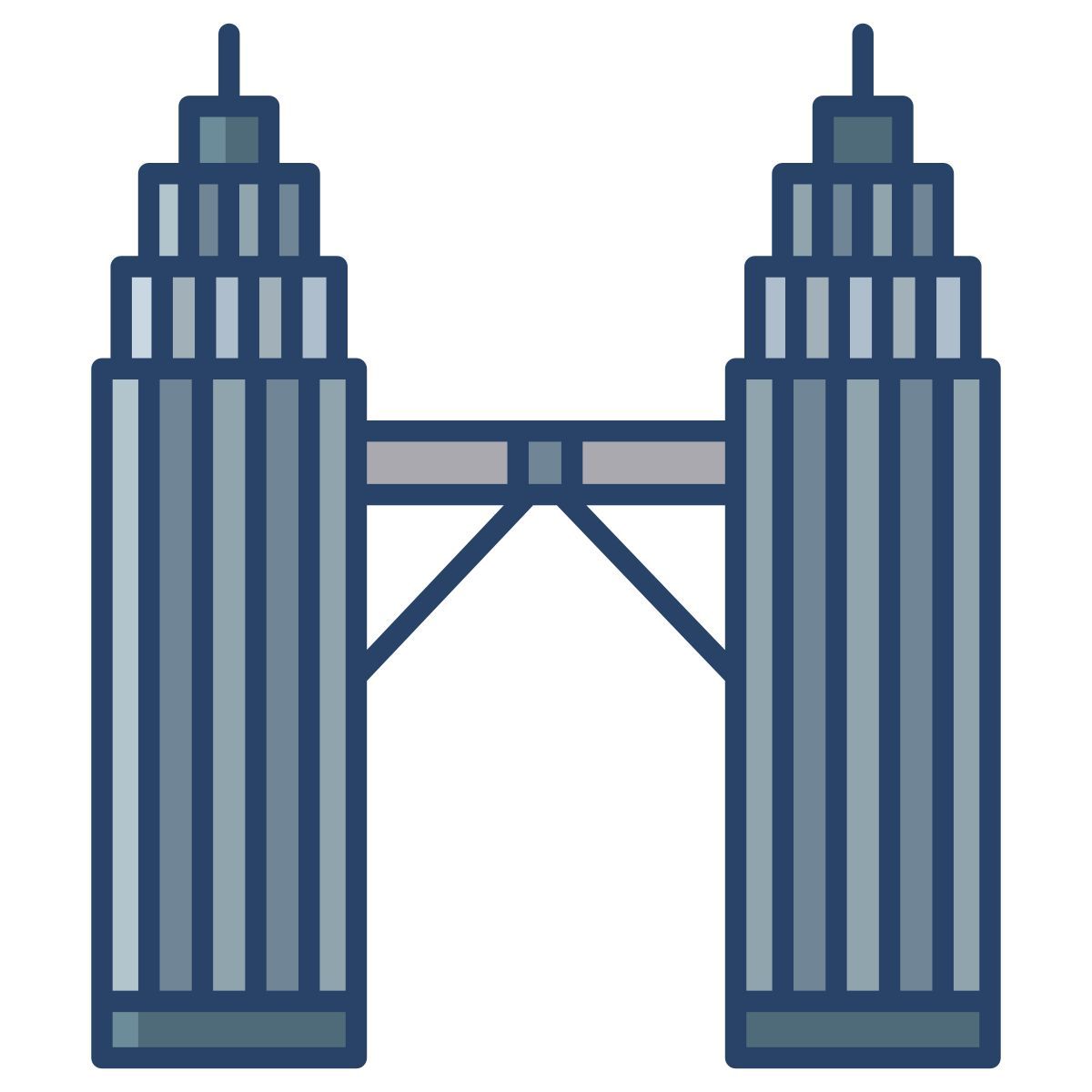 petronas twin tower icon