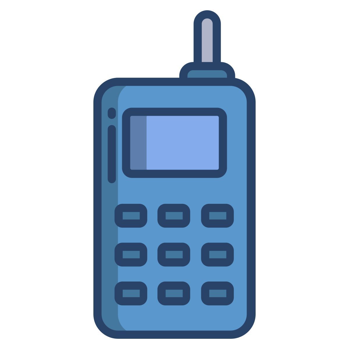 vintage cell phone icon