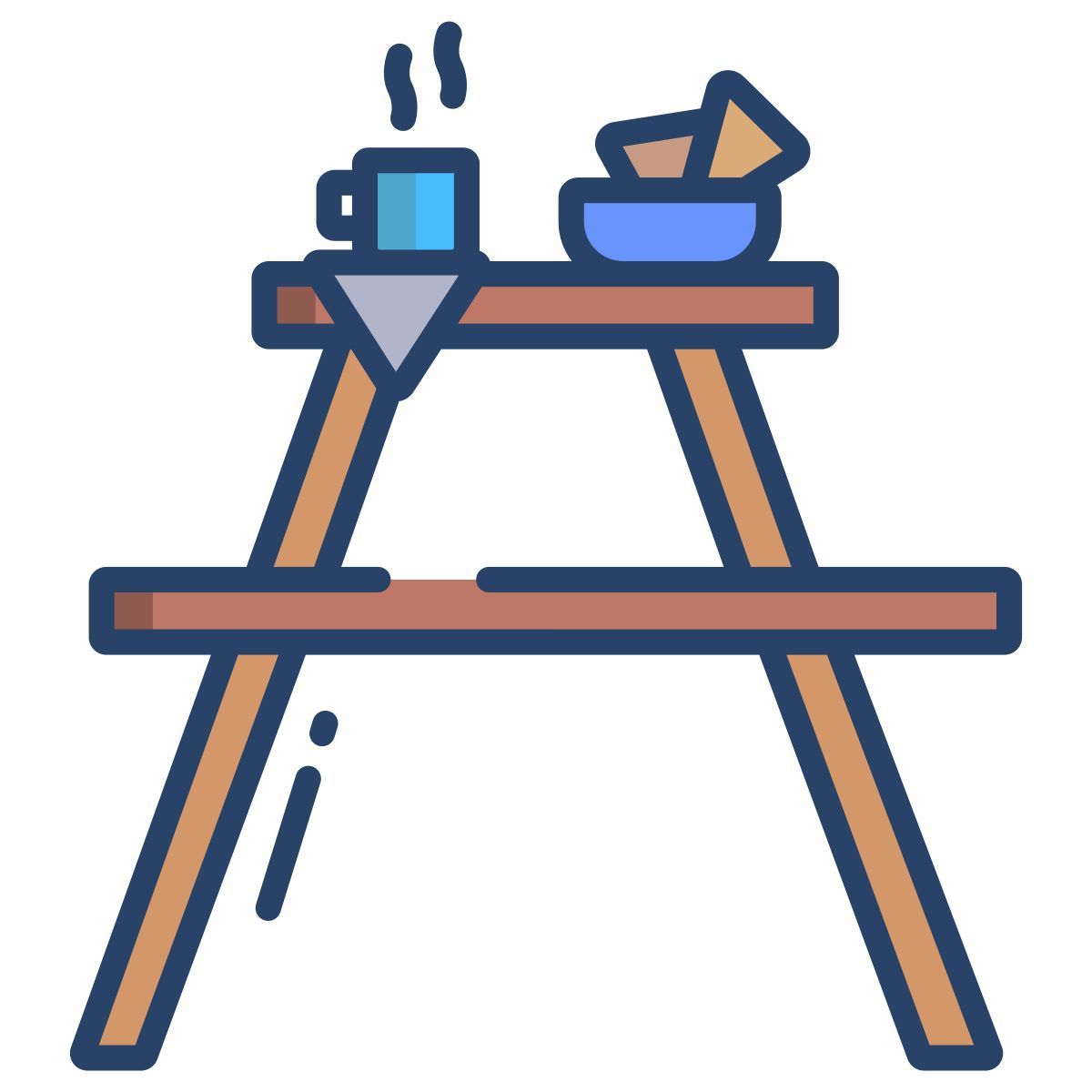 picnic table icon