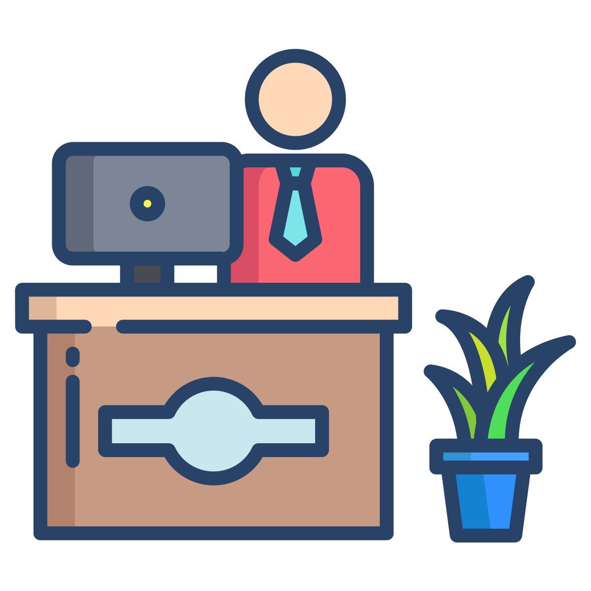 receptionist icon