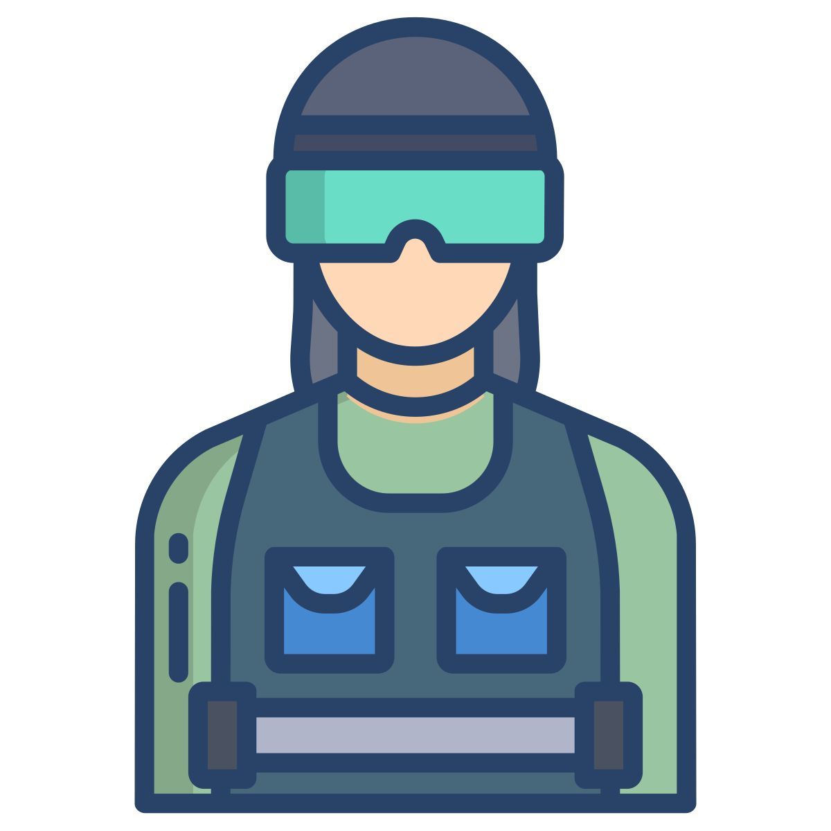 riot police icon