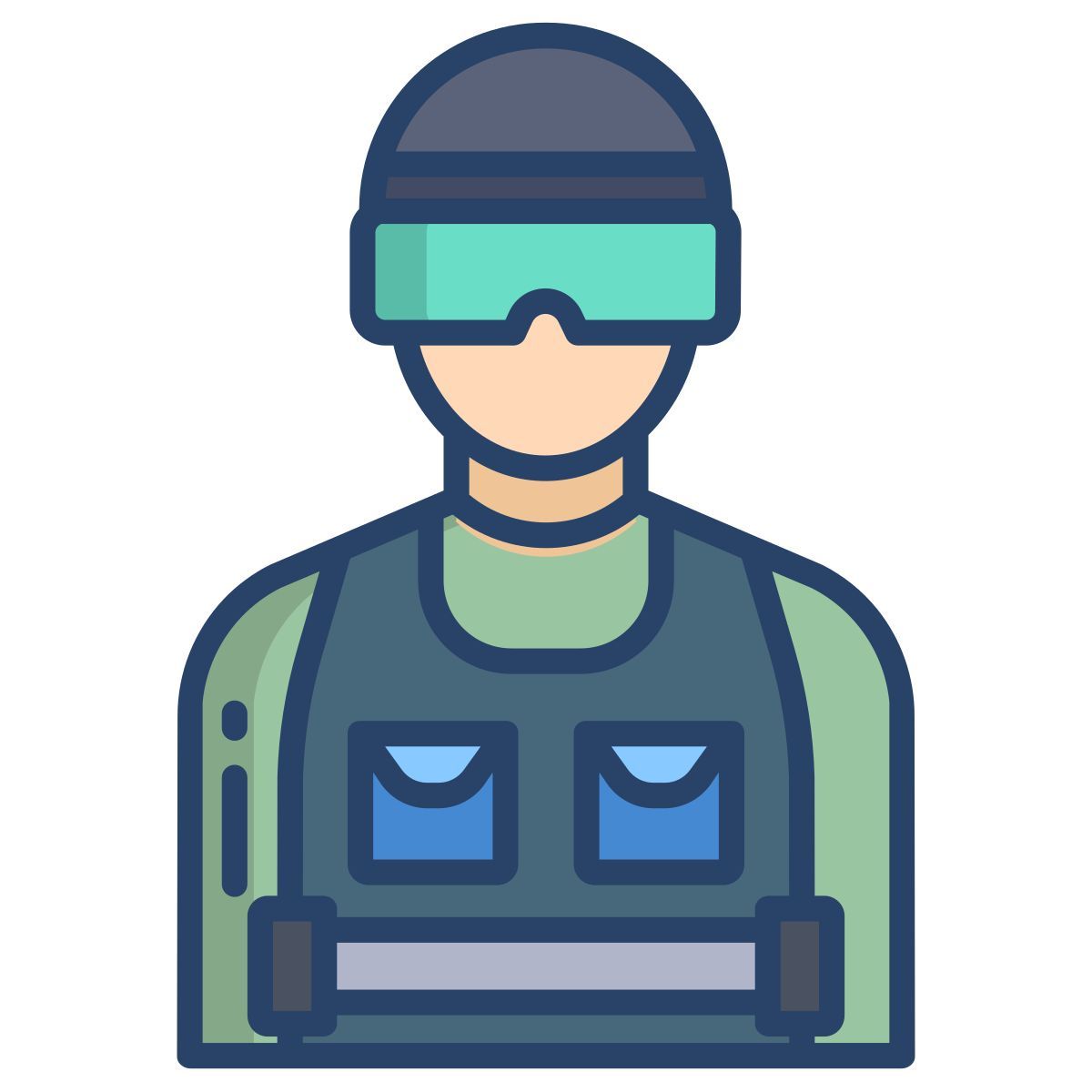 riot police icon