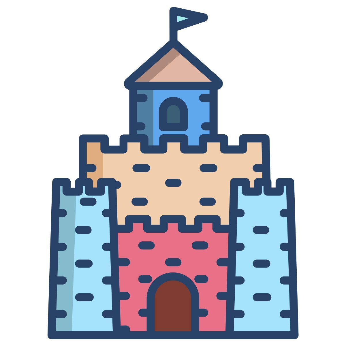 sand castle icon