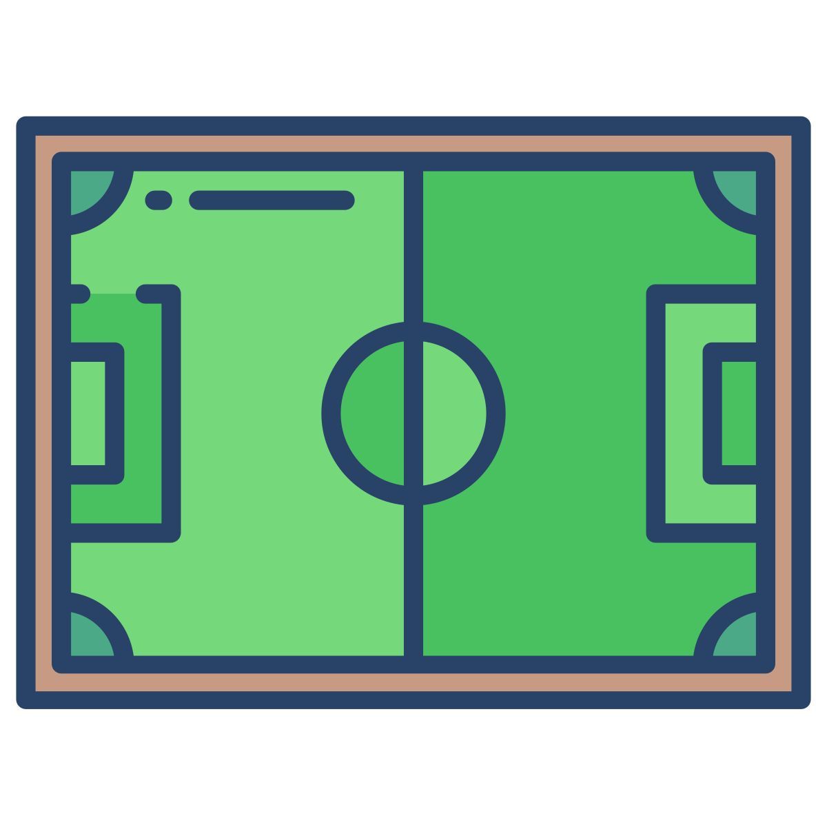 soccer field icon