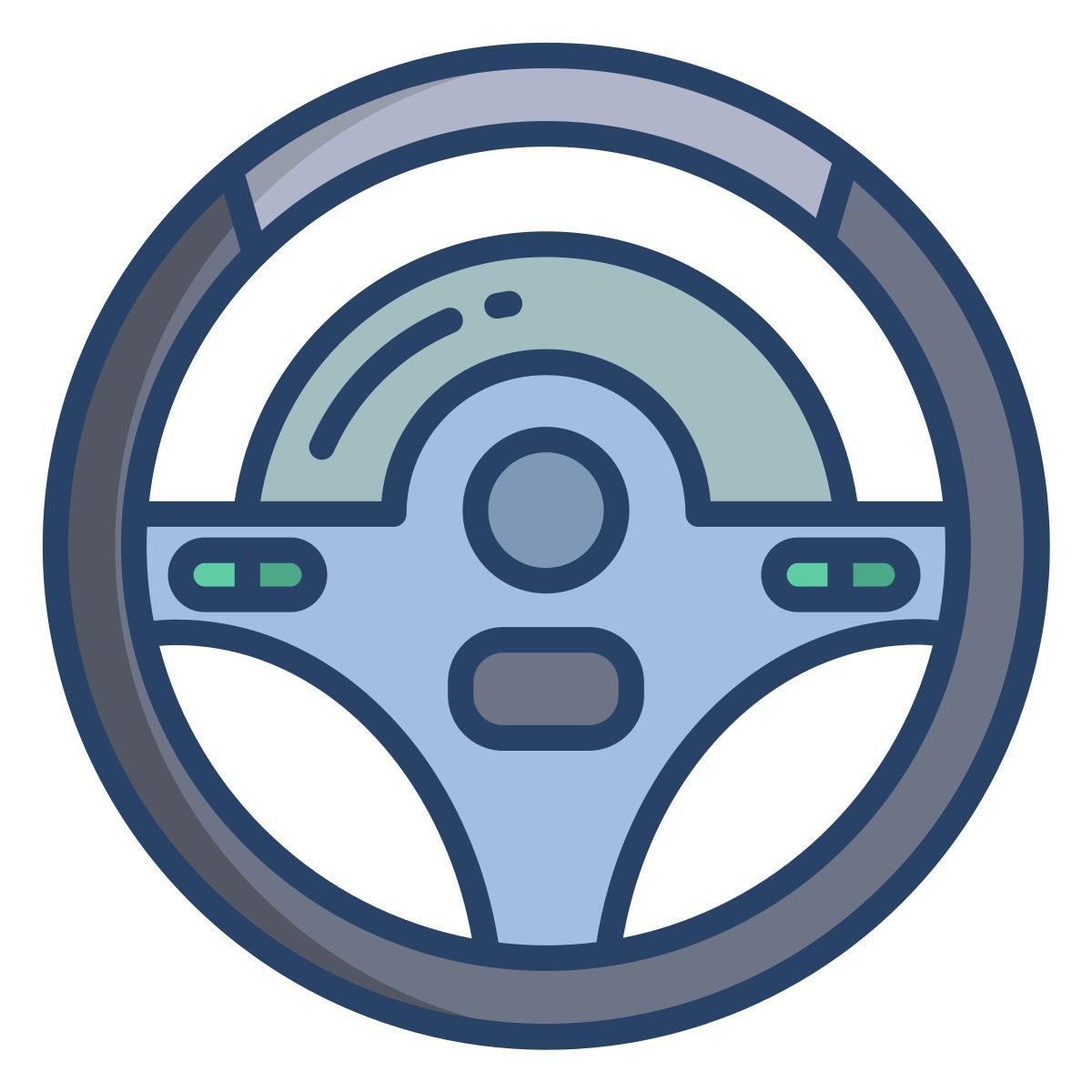 steering wheel icon