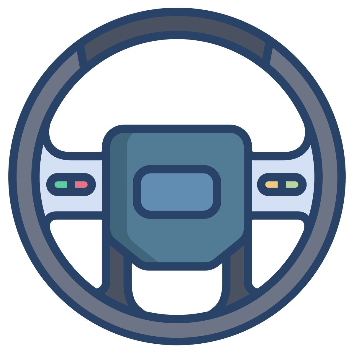 steering wheel icon