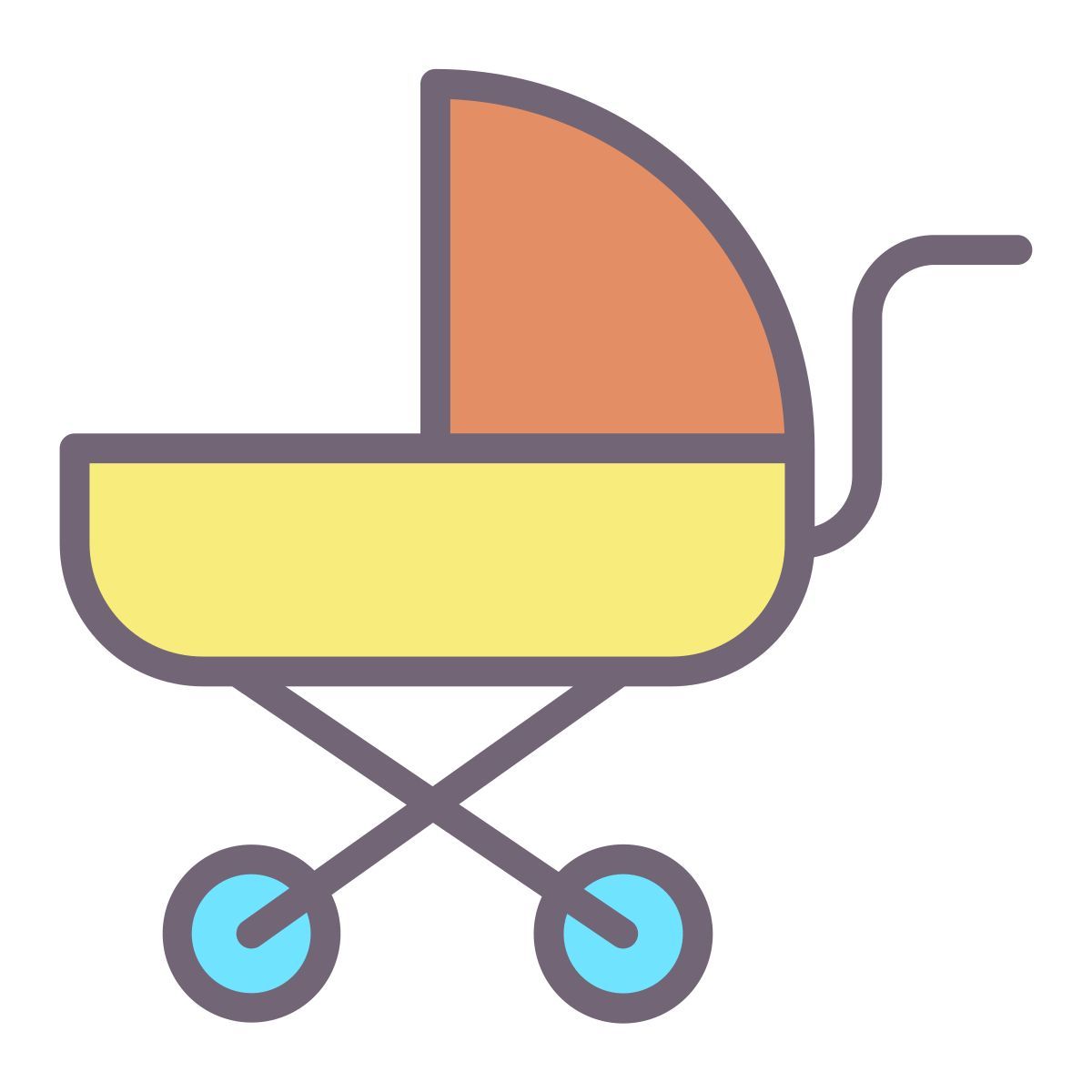 stroller icon
