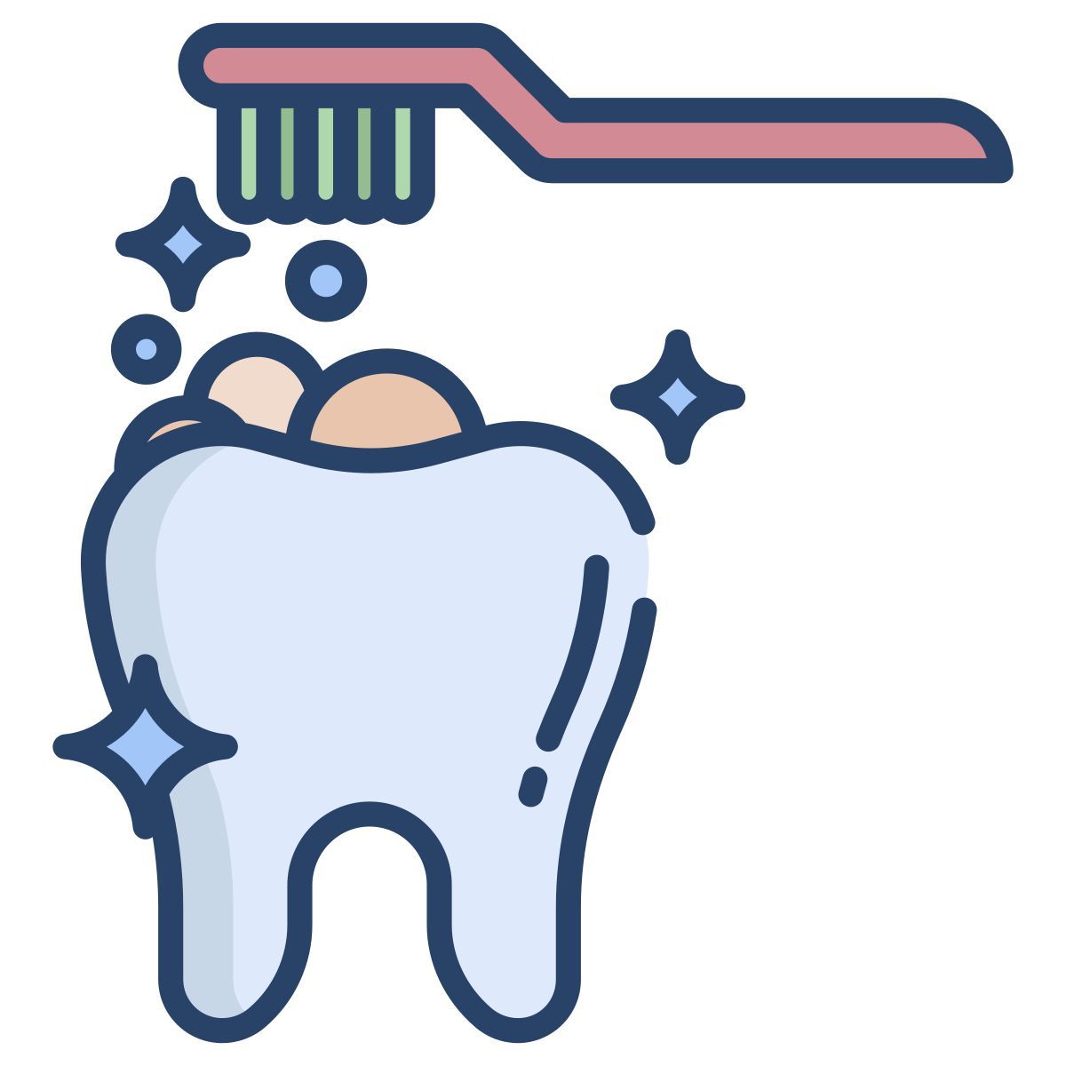 teeth cleaning icon
