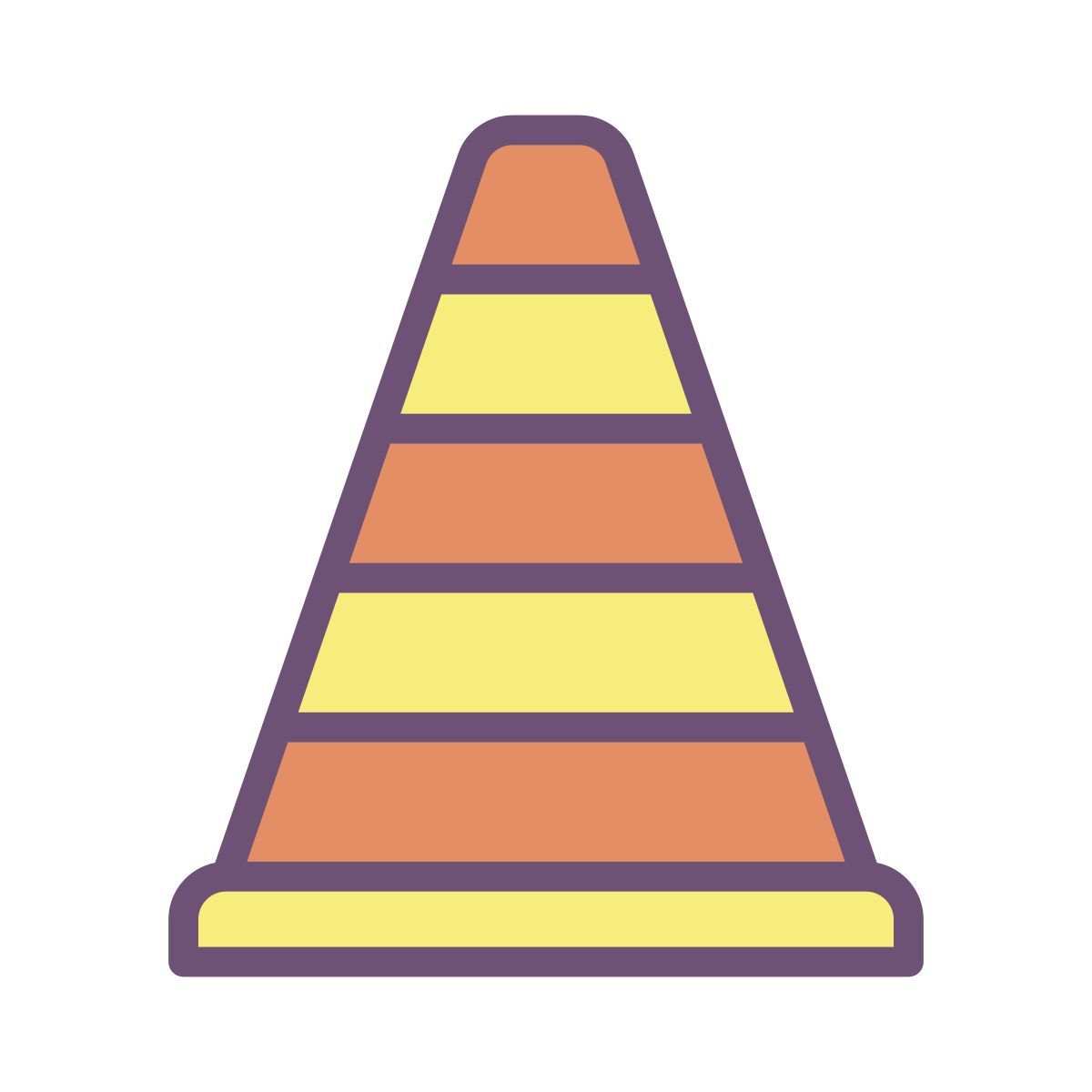 traffic cone icon