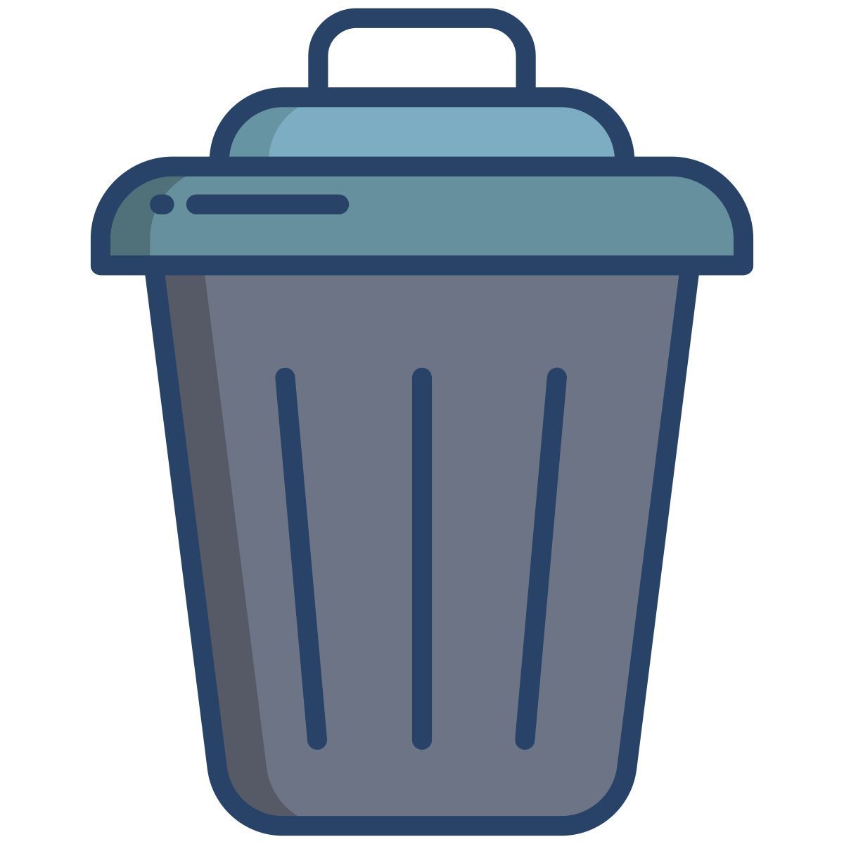 trash bin icon
