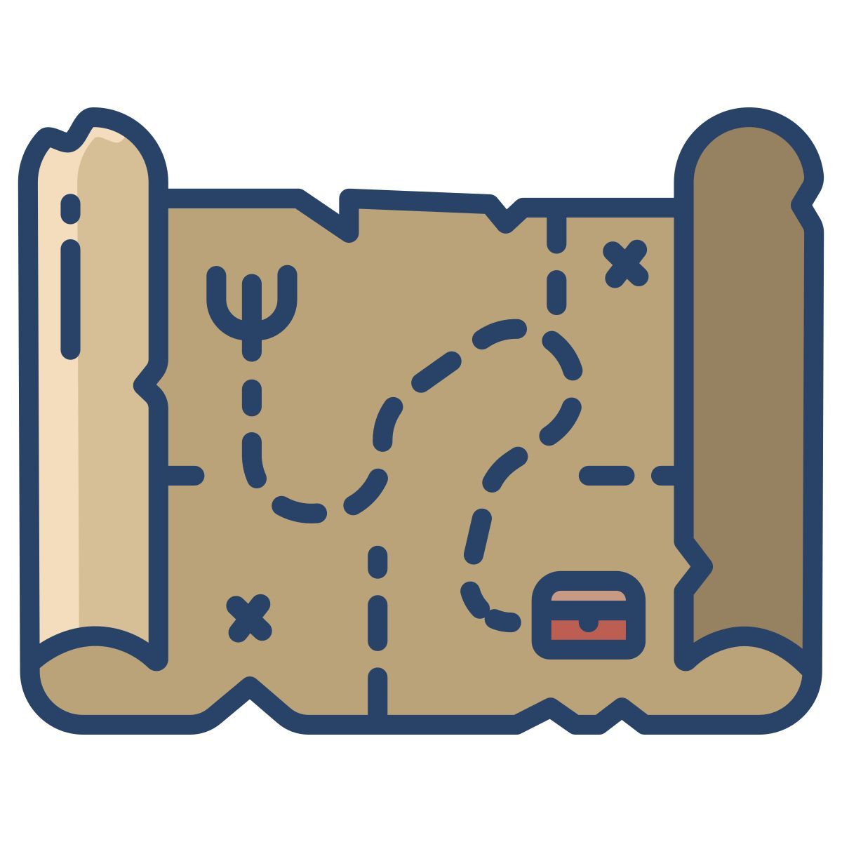 treasure map icon