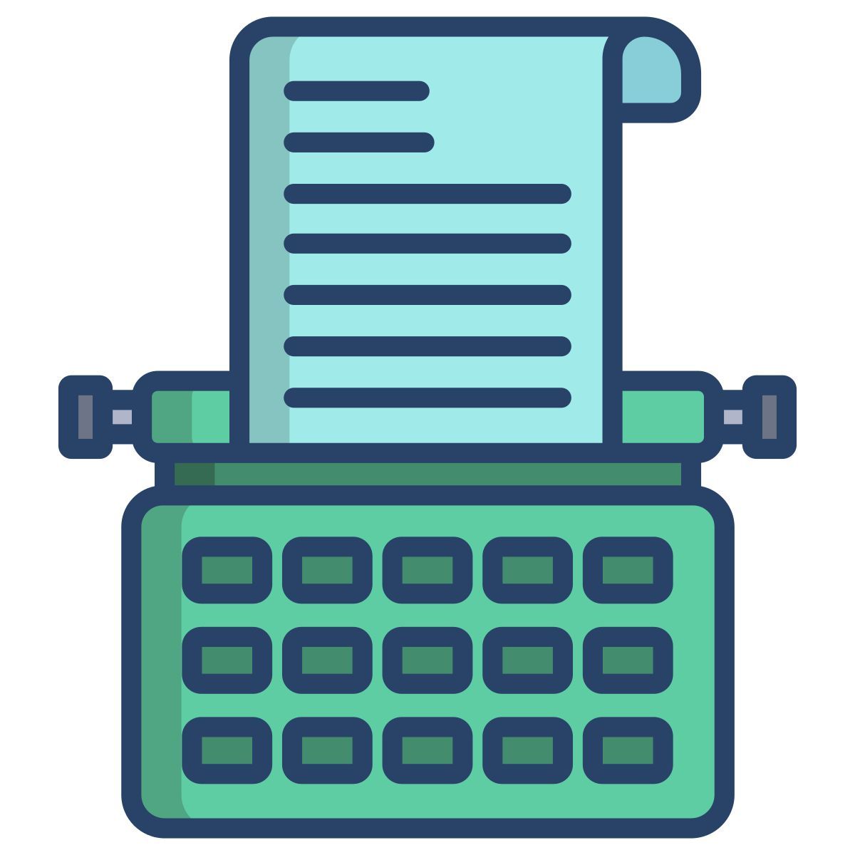 typewriter icon