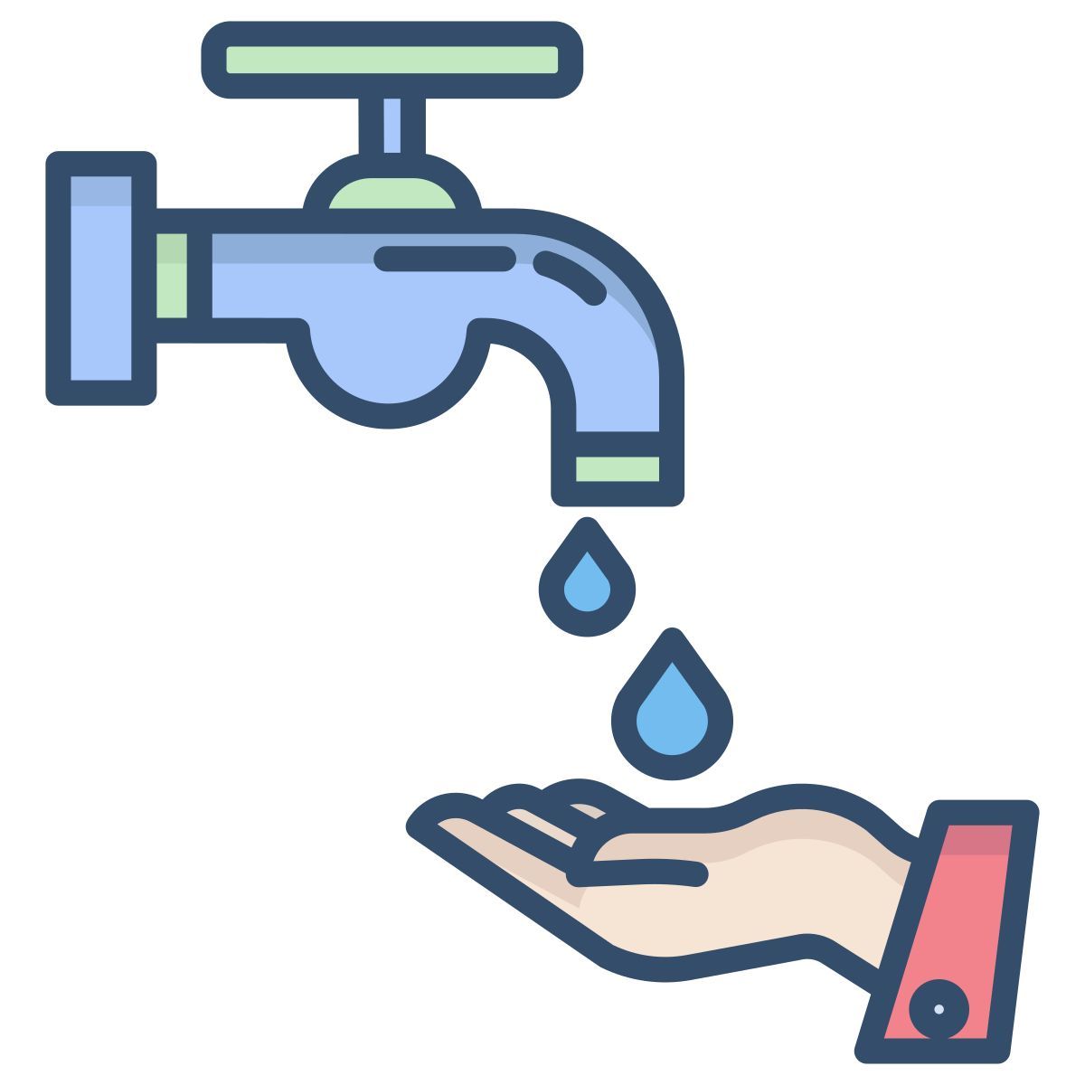 washing hands icon