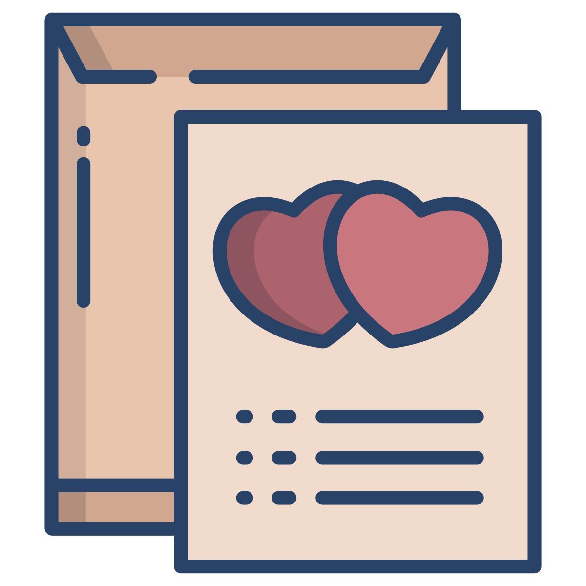 wedding card icon