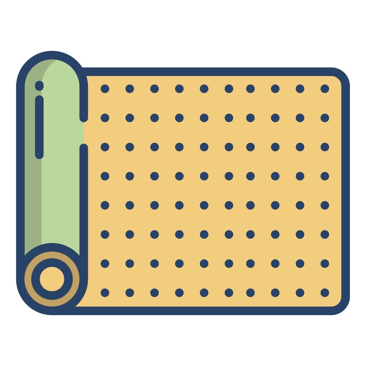 yoga mat icon