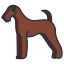 external airedale-terrier-dog-breeds-icongeek26-linear-colour-icongeek26 icon