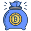 external bag-bitcoin-icongeek26-linear-colour-icongeek26-1 icon