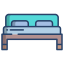 external bed-furniture-icongeek26-linear-colour-icongeek26 icon