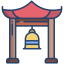 external bell-buddhism-icongeek26-linear-colour-icongeek26 icon