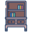 external bookshelf-furniture-icongeek26-linear-colour-icongeek26 icon