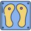 external buddhas-footprint-buddhism-icongeek26-linear-colour-icongeek26 icon