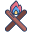 external campfire-power-and-energy-icongeek26-linear-colour-icongeek26 icon