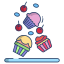 external cupcake-food-levitation-icongeek26-linear-colour-icongeek26 icon
