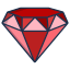 external diamond-diamonds-icongeek26-linear-colour-icongeek26-2 icon