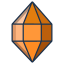 external diamond-diamonds-icongeek26-linear-colour-icongeek26-6 icon