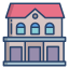 external house-wild-west-icongeek26-linear-colour-icongeek26 icon