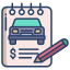 external invoice-car-parts-and-service-icongeek26-linear-colour-icongeek26 icon