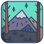 external mountain-landscape-icongeek26-linear-colour-icongeek26 icon