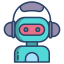 external robot-artificial-intelligence-icongeek26-linear-colour-icongeek26 icon