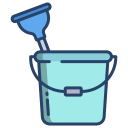 external Bucket-And-Plunger-plumber-icongeek26-linear-colour-icongeek26 icon