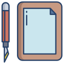external Clipboard-art-and-craft-icongeek26-linear-colour-icongeek26 icon