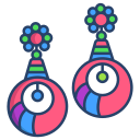 external Earrings-earrings-icongeek26-linear-colour-icongeek26-40 icon