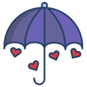 external Love-Umbrella-romance-and-love-icongeek26-linear-colour-icongeek26 icon