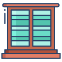 external Open-Window-interior-icongeek26-linear-colour-icongeek26 icon