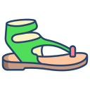 external Sandal-footwear-icongeek26-linear-colour-icongeek26-17 icon