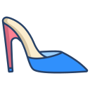 external Sling-Back-Heel-high-heels-icongeek26-linear-colour-icongeek26 icon