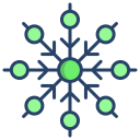 external Snowflake-snowflakes-icongeek26-linear-colour-icongeek26-25 icon