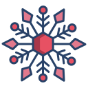 external Snowflake-snowflakes-icongeek26-linear-colour-icongeek26-26 icon