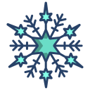 external Snowflake-snowflakes-icongeek26-linear-colour-icongeek26-27 icon