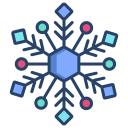 external Snowflake-snowflakes-icongeek26-linear-colour-icongeek26-28 icon