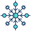 external Snowflake-snowflakes-icongeek26-linear-colour-icongeek26-30 icon
