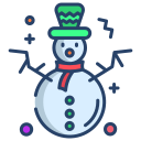 external Snowman-christmas-icongeek26-linear-colour-icongeek26 icon